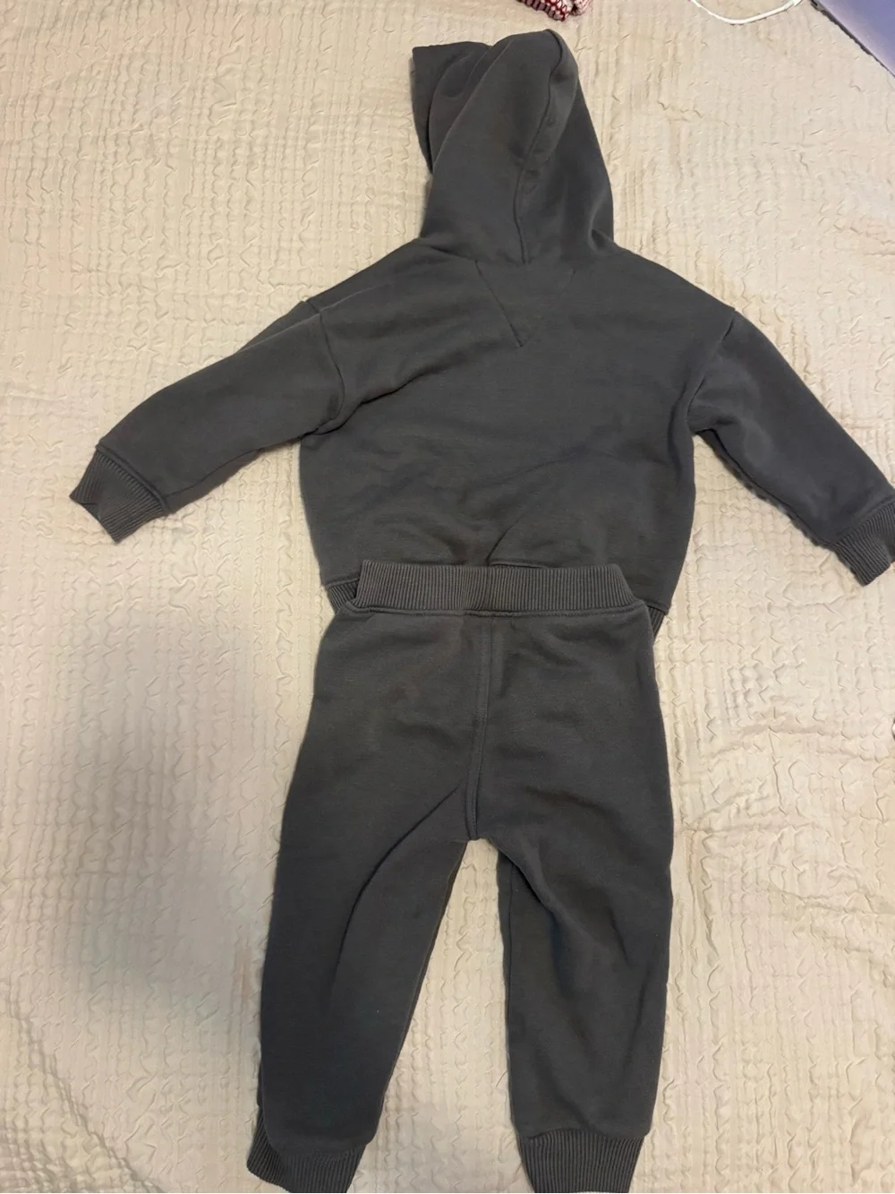 Calvin Klein Jeans Kids' Charcoal Gray Hoodie & Jogger Set